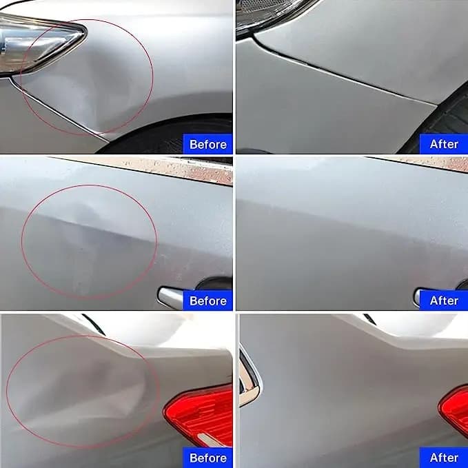 Before & after dent removal results