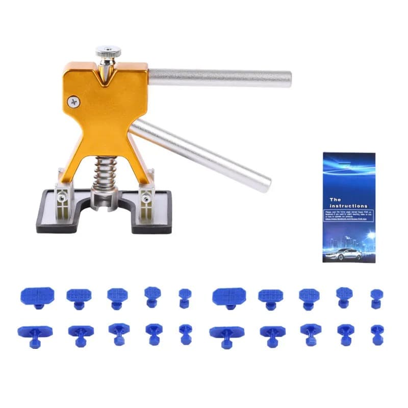 Kit with blue glue tab set
